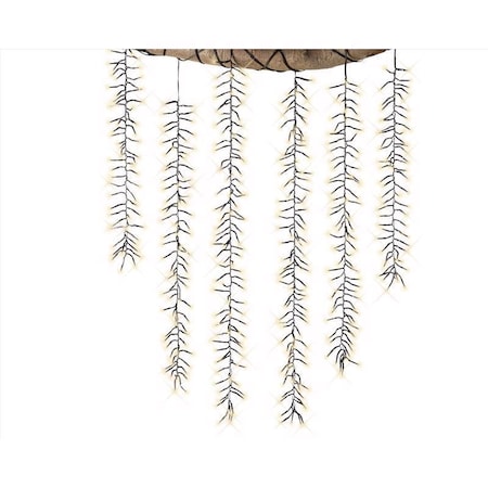 Celebrations Celebrations Gold LED Rice Clear/Warm White 480 ct Novelty Christmas Lights 7 ft. 9922039